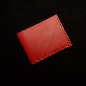 Slim Bi-Fold Wallet / Red