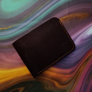 Slim Bi-Fold Wallet / Burgandy